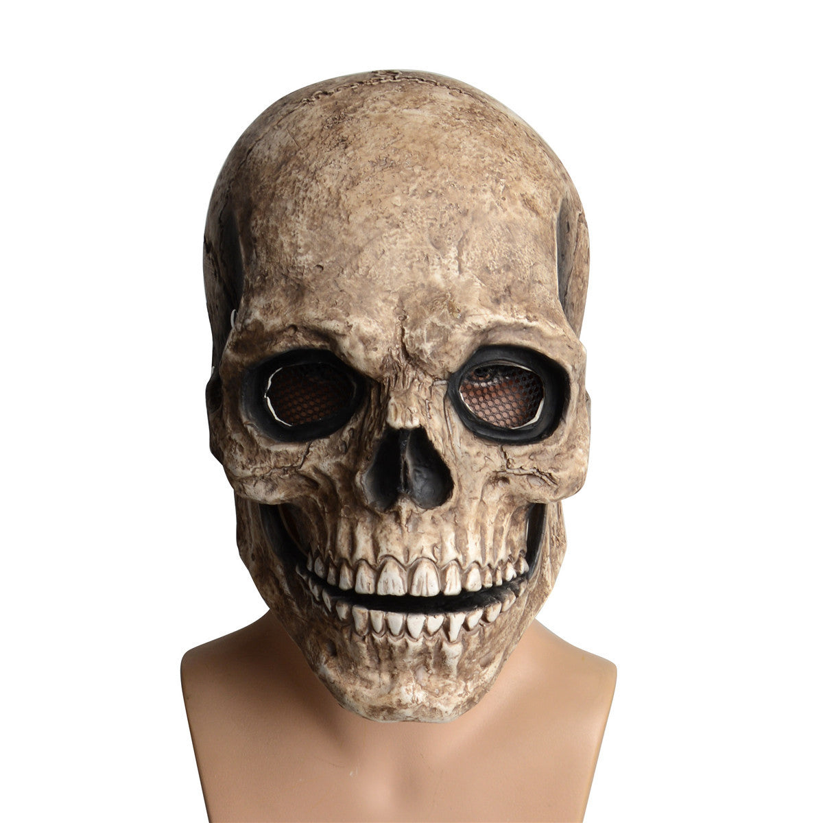 Full Head Skull Headgear With Movable Mouth