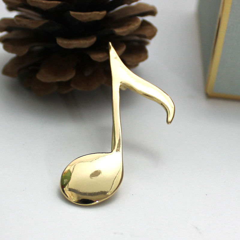 Musical Note Brooch