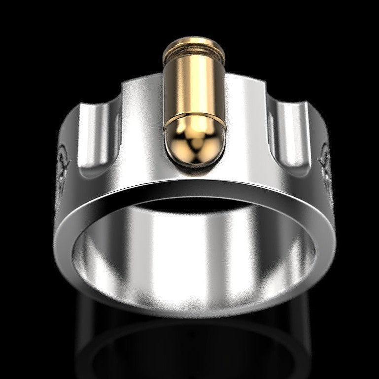 Gold Bullet Ring