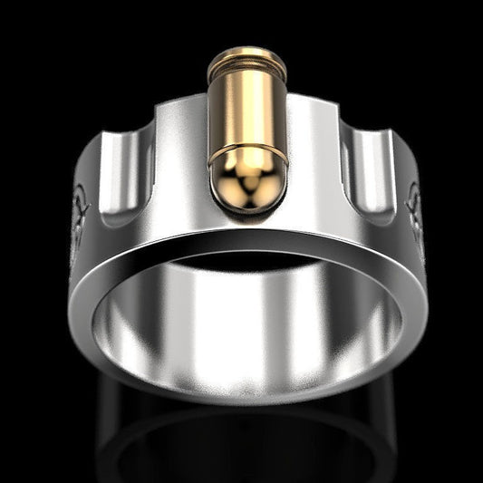 Gold Bullet Ring