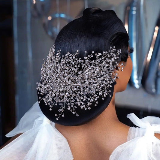 Handmade Rhinestone Wedding Headdress