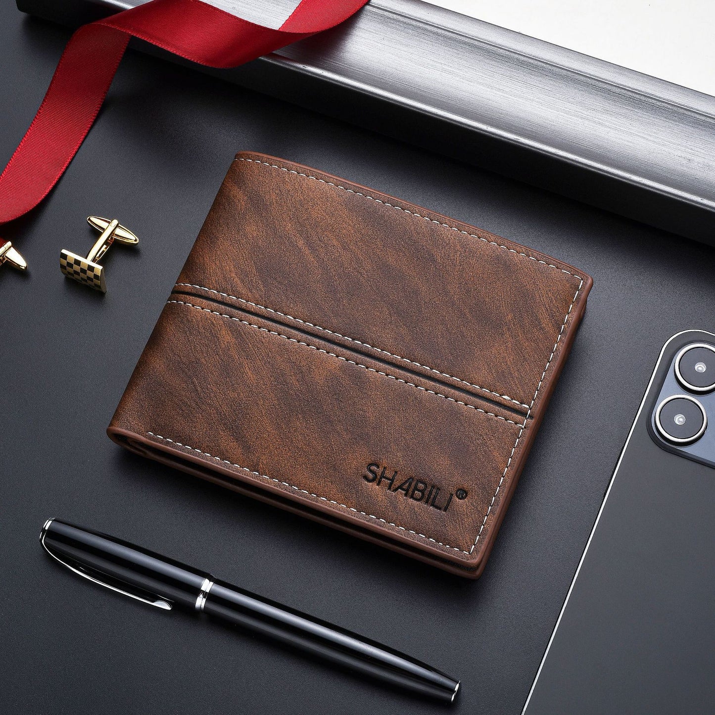 Men's Short Business Simple Fashion Soft Wallet