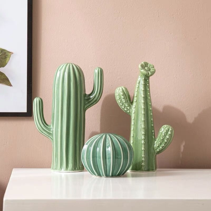 Ceramic Cactus Decoration