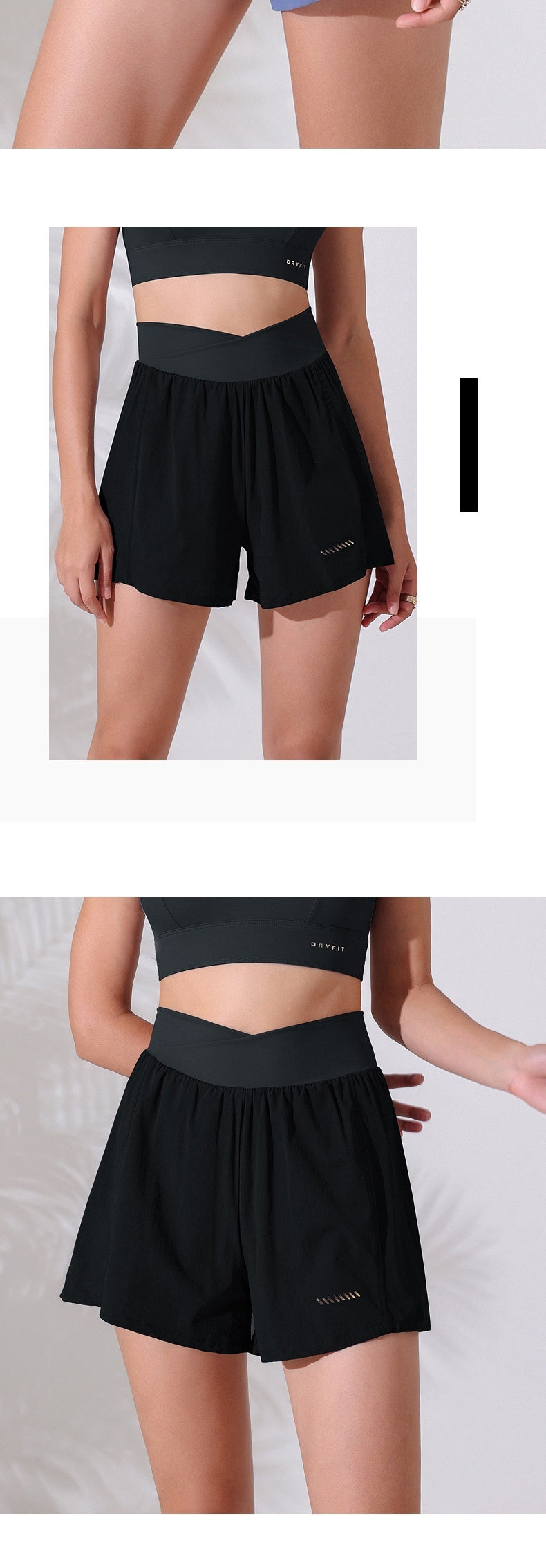 High Waist Anti-exposure Sports Shorts