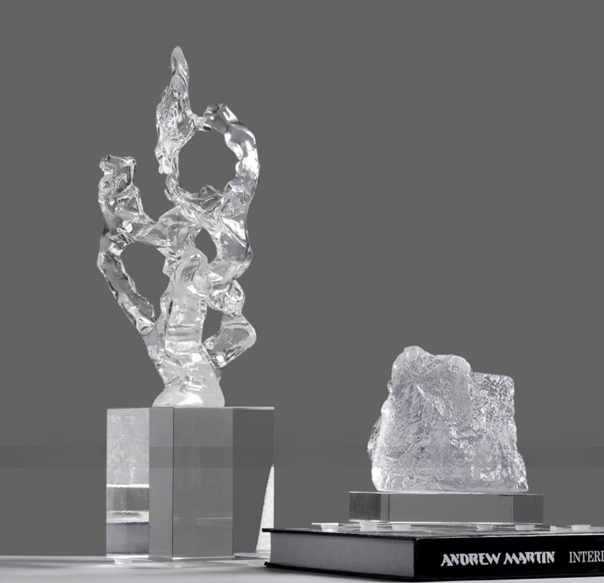 Transparent Resin Sculpture Art