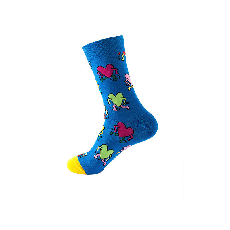 Mid Calf Fashion Trendy Socks