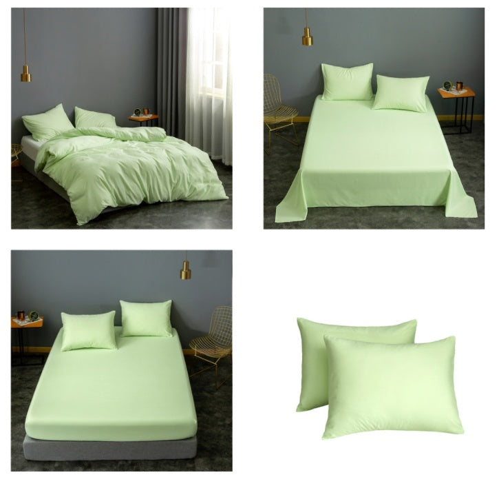 Brushed Solid Color Quilt Cover