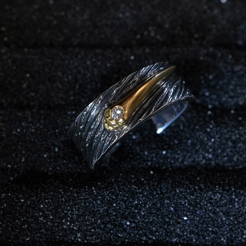 Handmade Thai Silver Meteor Ring