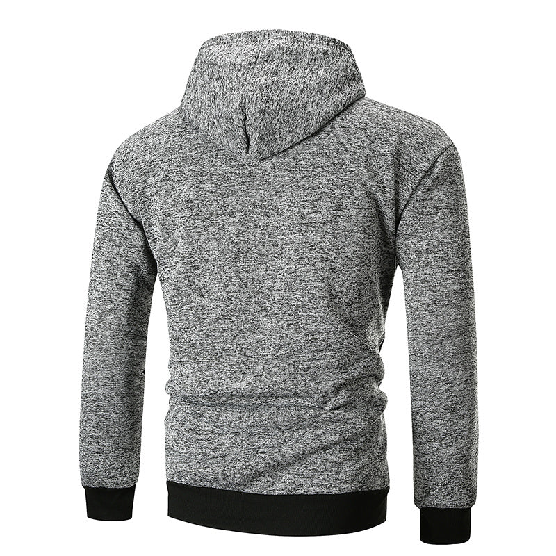 Men's Large Pocket Pullover Hooded  Sweatshirt