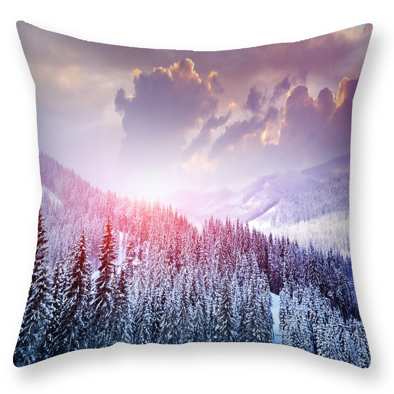 Scandinavian Landscape Printed Pillowcase