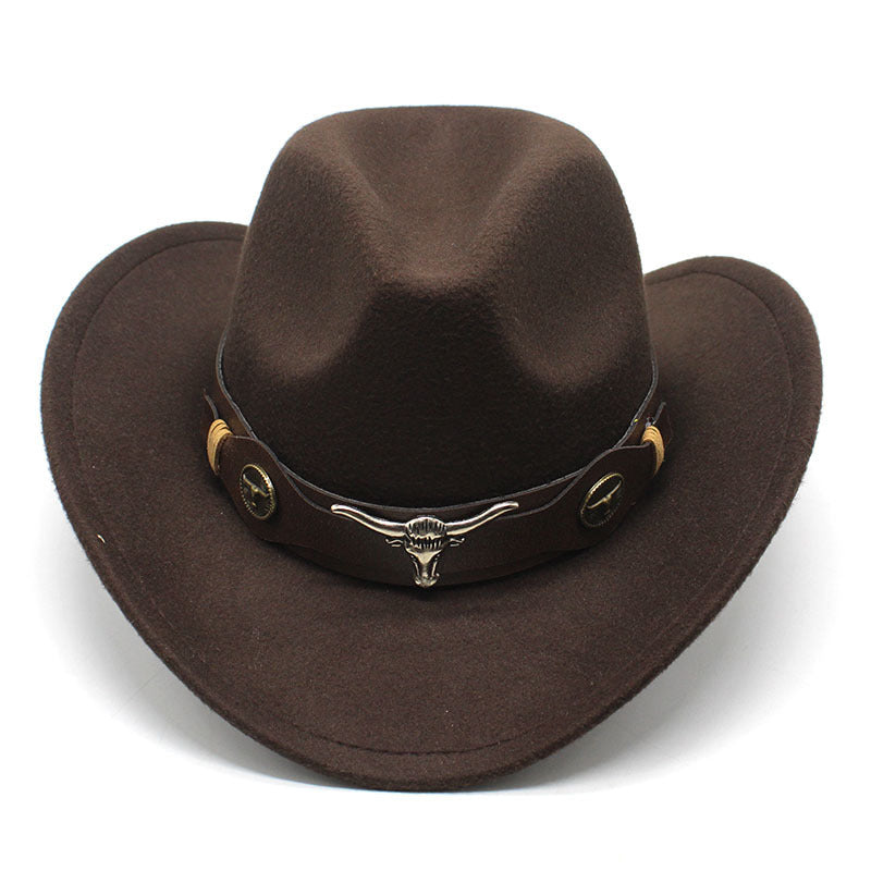 Western Denim Top Hat