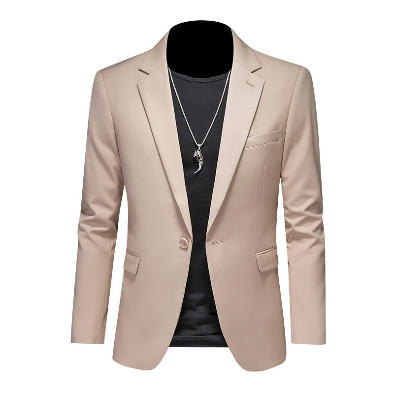 Casual Plus Size Slim-fit Suit Jacket