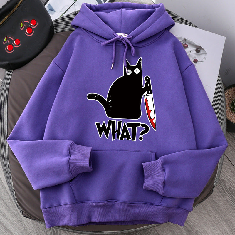 Killer Black Cat Hoodie