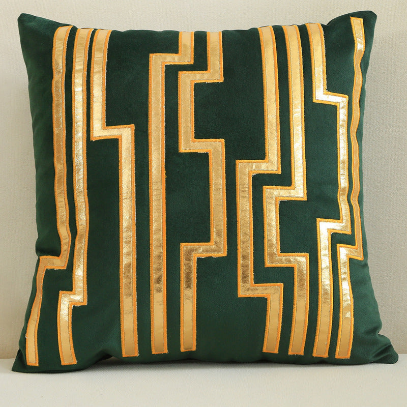 Dutch velvet gilded pillow case