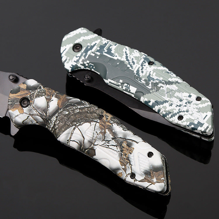 Camo Flint High Hardness Folding Knife