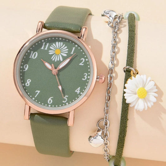 Daisy Girl Quartz Watch Set