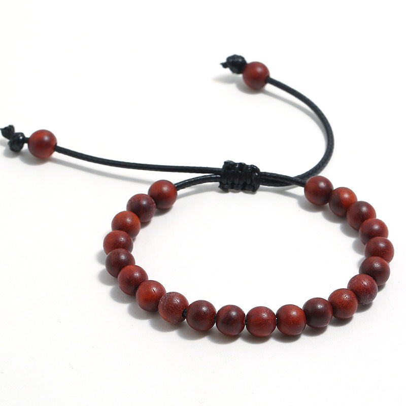 Wooden Bead Adjustable Bracelet