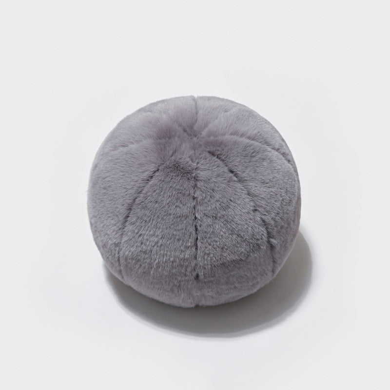 Round Plush Sofa Cushion