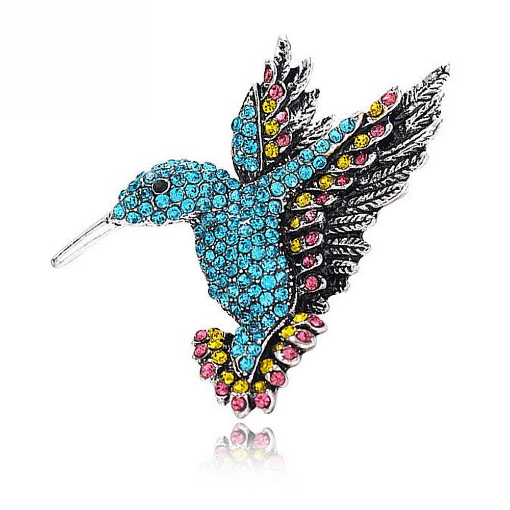 Hummingbird Brooch