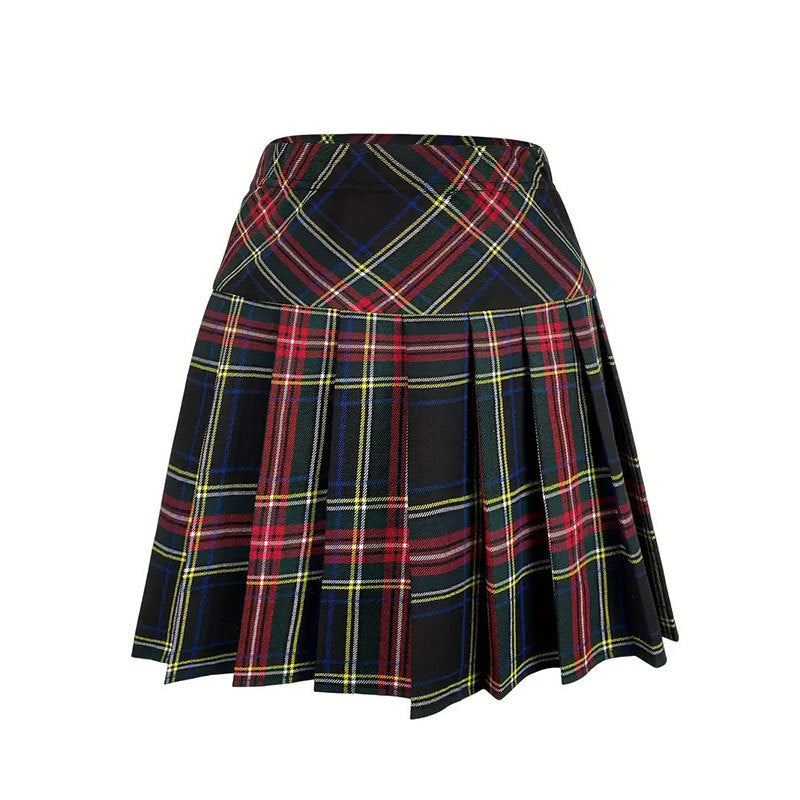 College Style Pleated Skirt