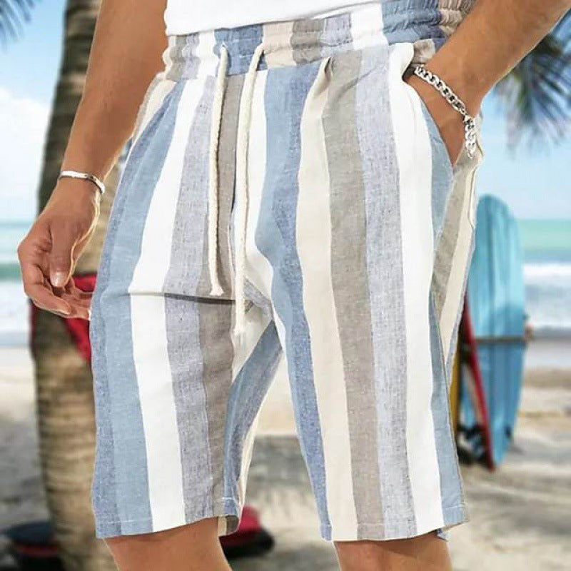 Men's Beach Drawstring Shorts