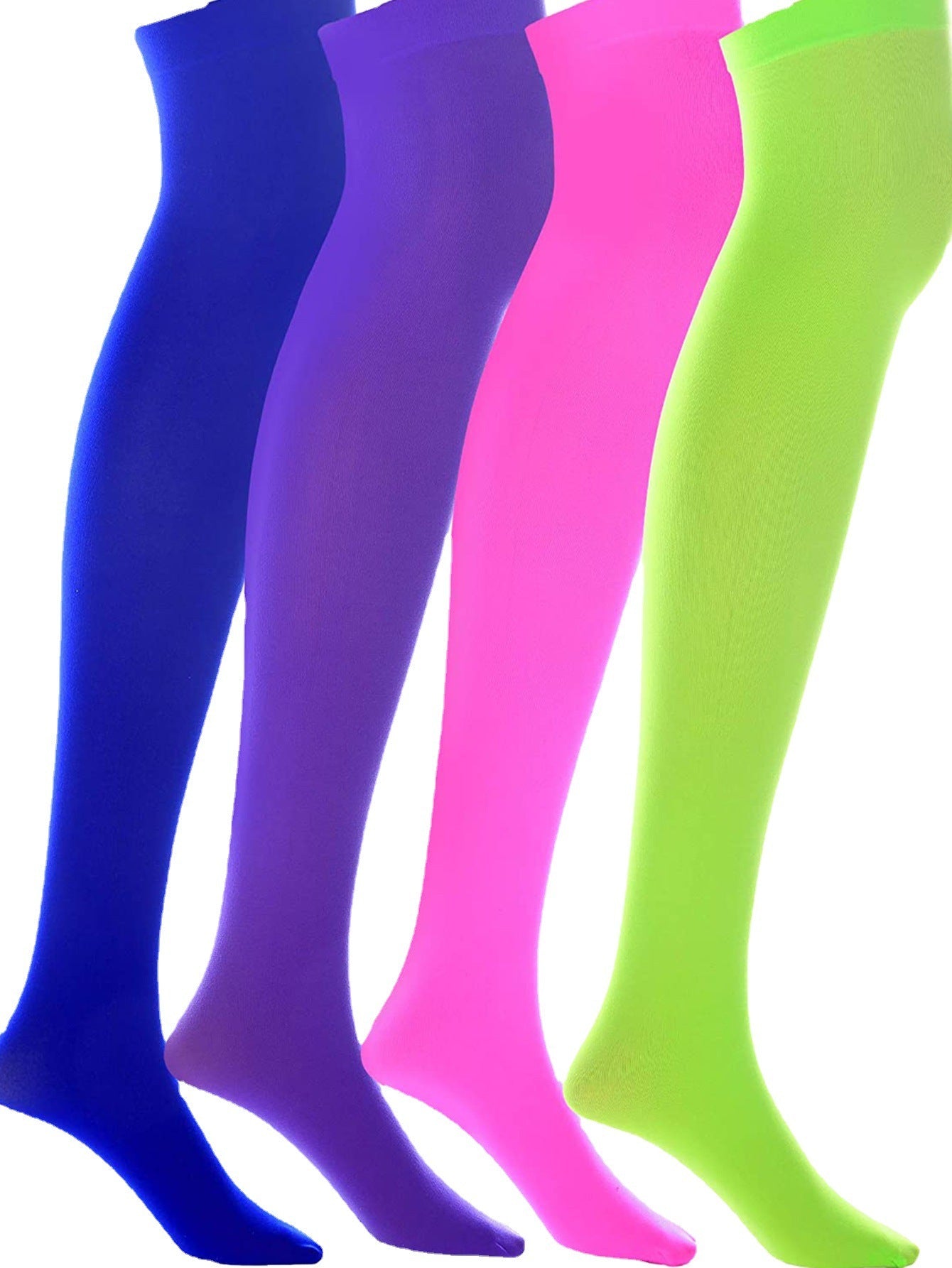 Multi-Color Internet Celebrity Solid Color Over-the-knee Socks