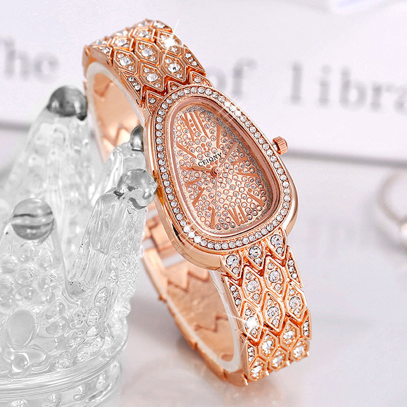 Flashy Diamond Bracelet Watch