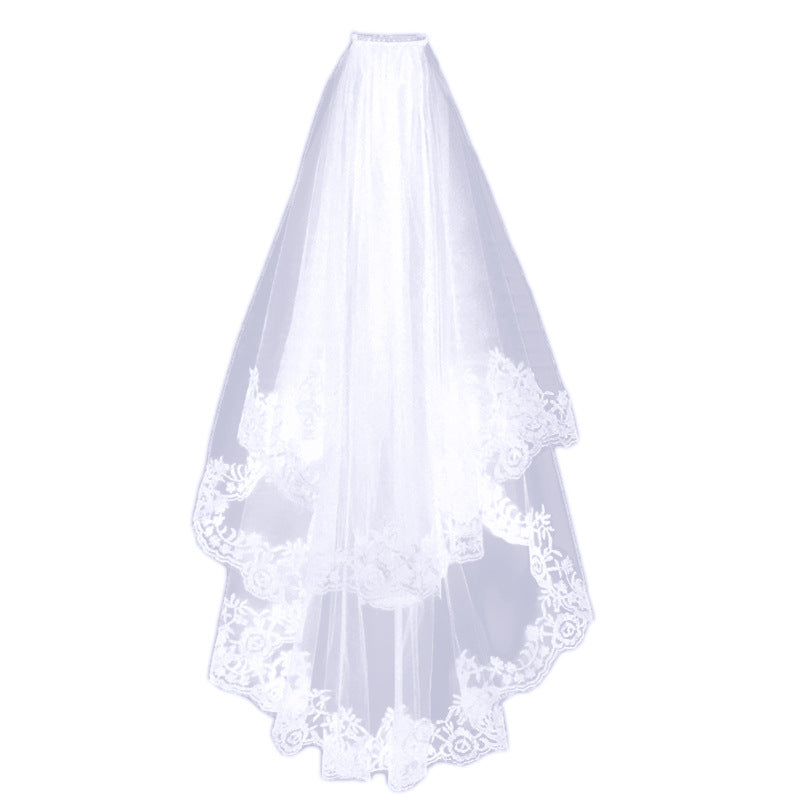 Short Lace Veil