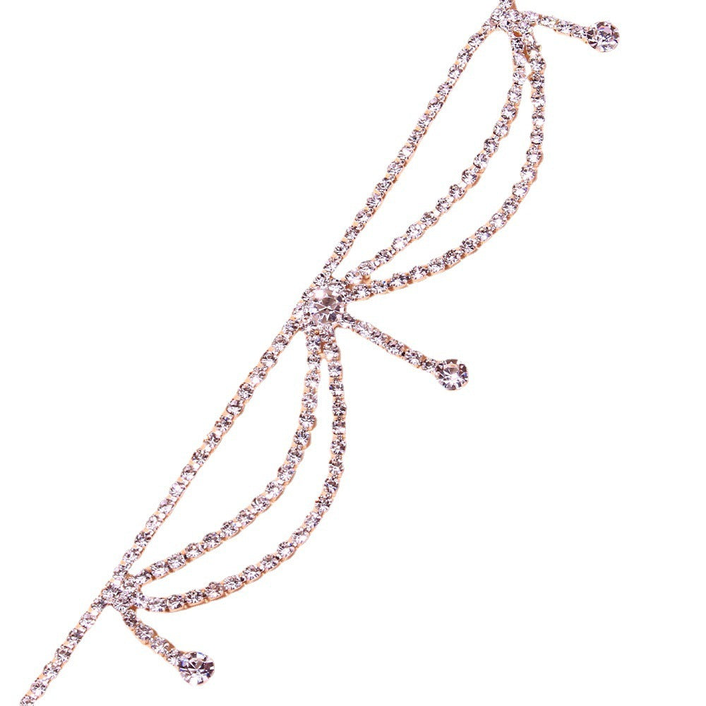 Rhinestone Multi-layer Anklet