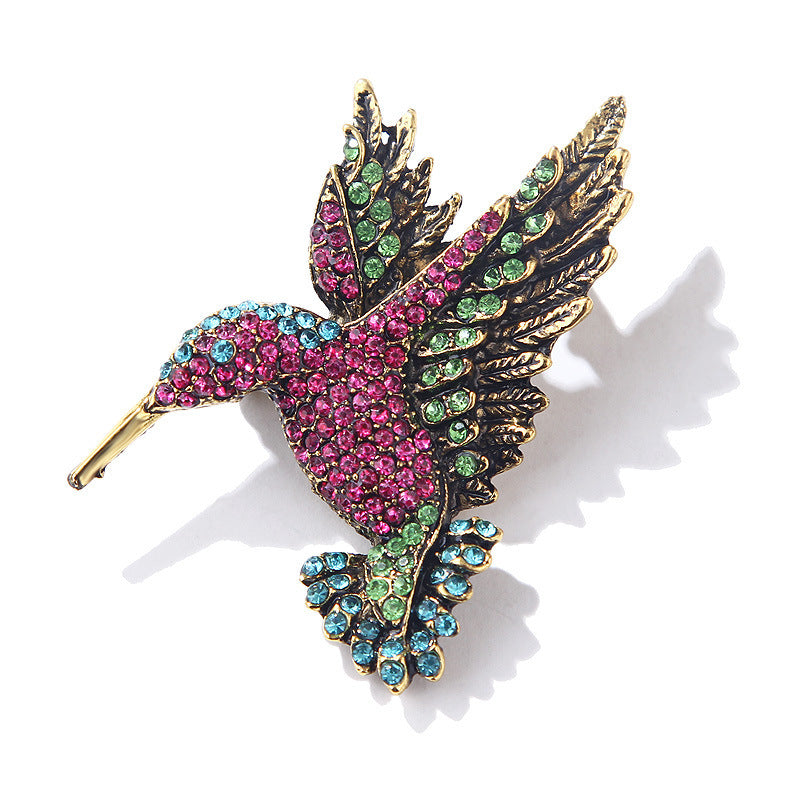 Hummingbird Brooch