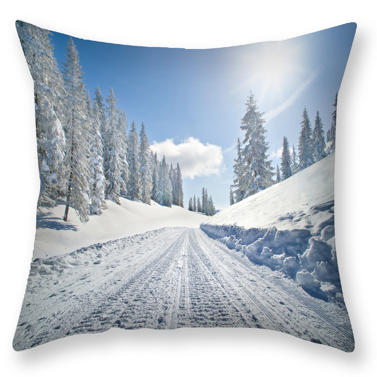 Scandinavian Landscape Printed Pillowcase