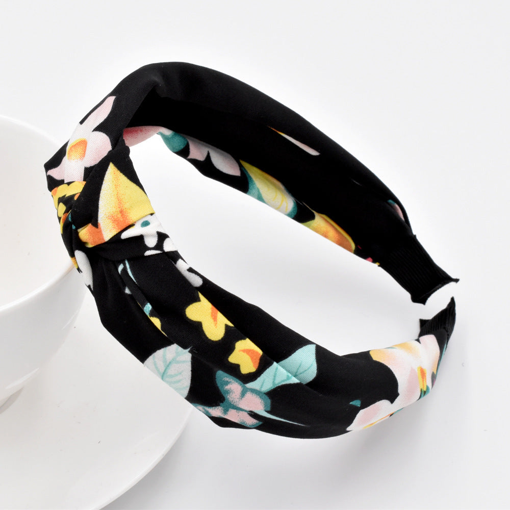 Mori Knotted Floral Hairband