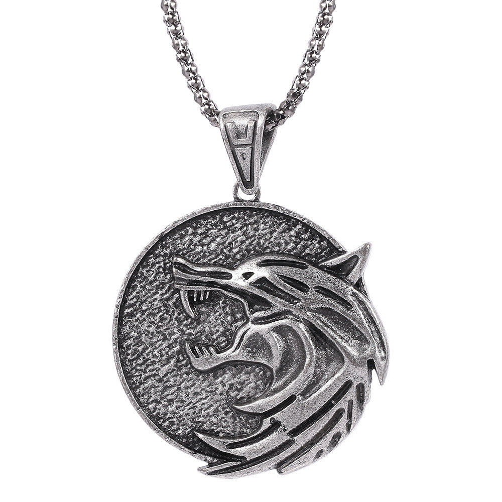 Wolf Pendant Necklace