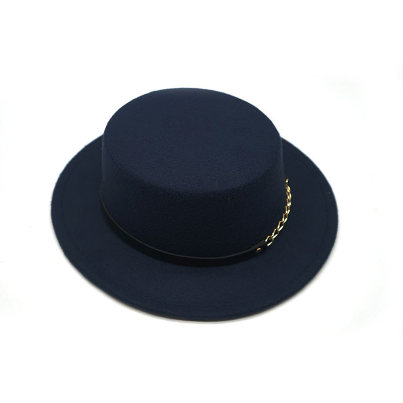 British Style Flat Top Hat