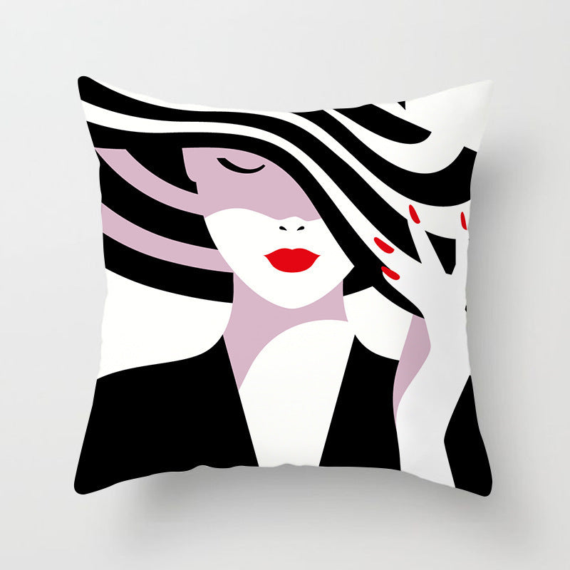 Black and White Cushion Cover