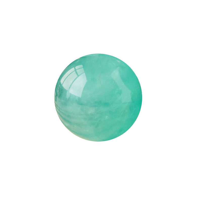 Natural Lake Water Blue Fluorite Crystal Ball