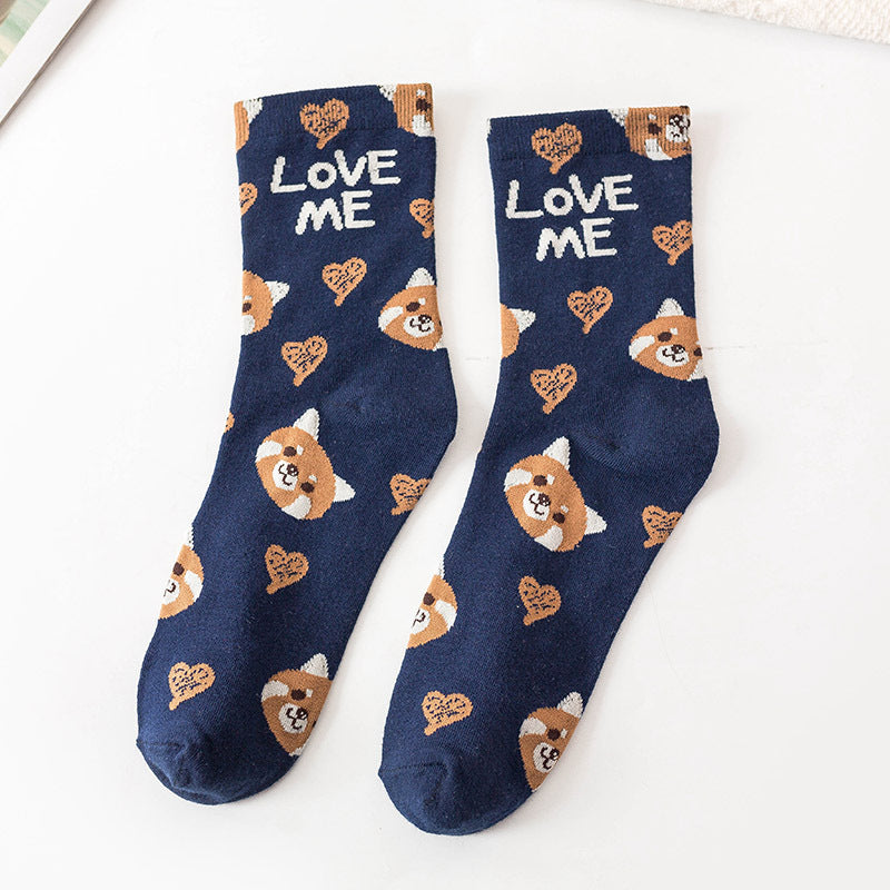 Preppy Style Cotton Socks