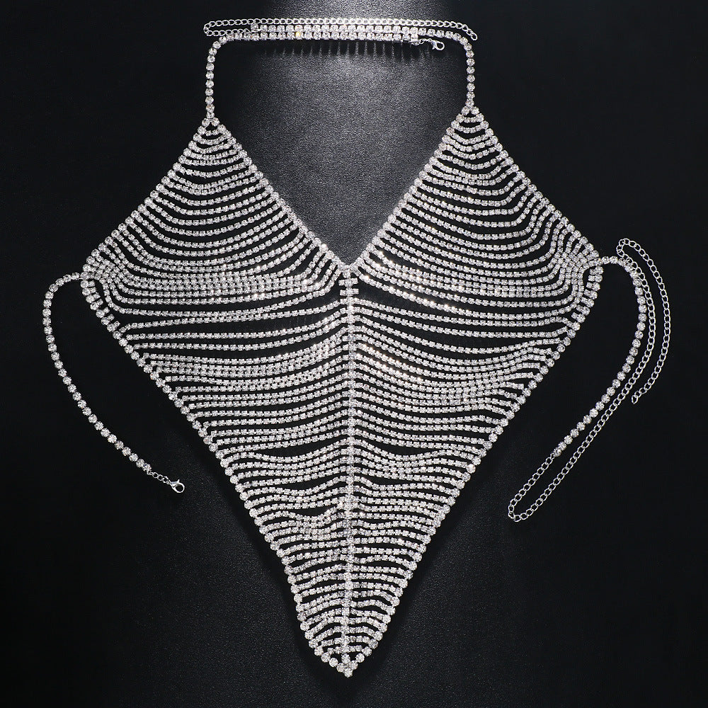 Diamond-encrusted Body Chain