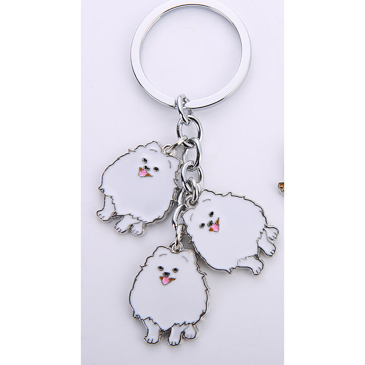 Pet Dog Metal Keychain