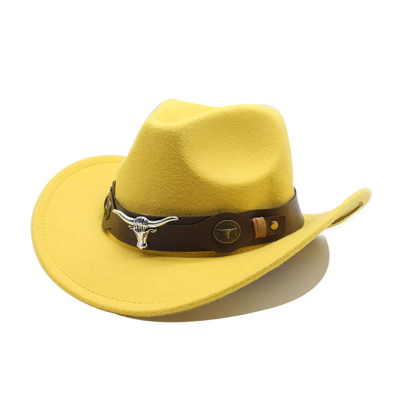 Western Denim Top Hat