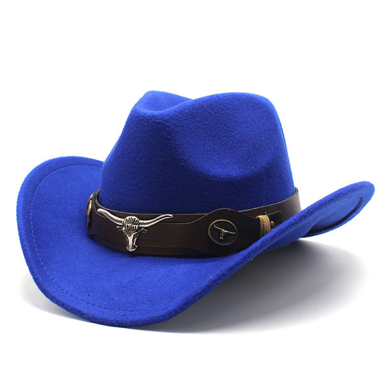 Western Denim Top Hat