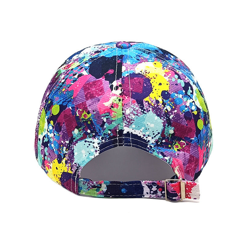 Trendy Painted Peaked Cap