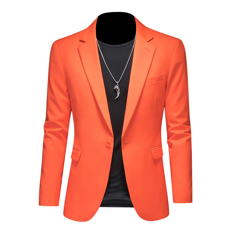 Casual Plus Size Slim-fit Suit Jacket