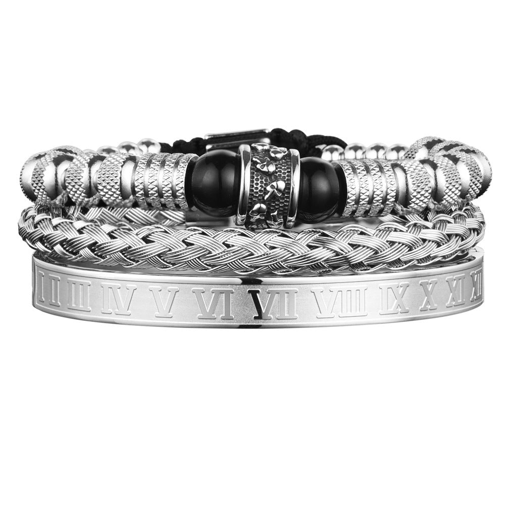 Stainless Steel Bracelet Set