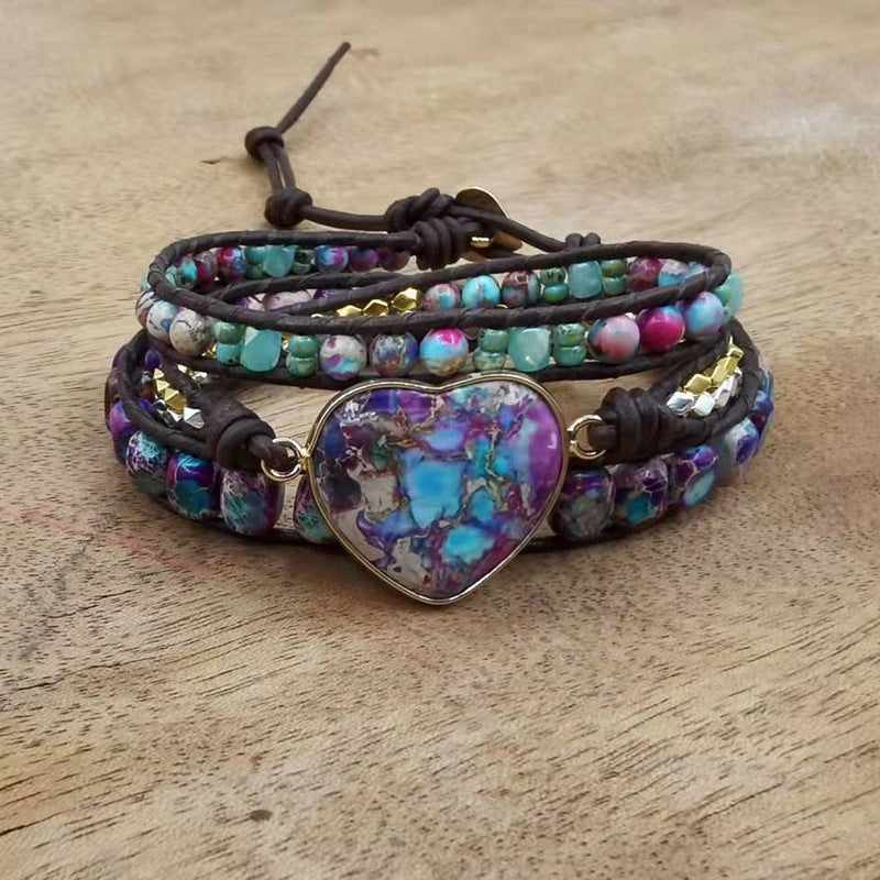 Emperor Stone Beaded Bracelet