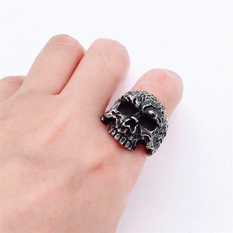 Biochemical Skull Titanium Steel Ring