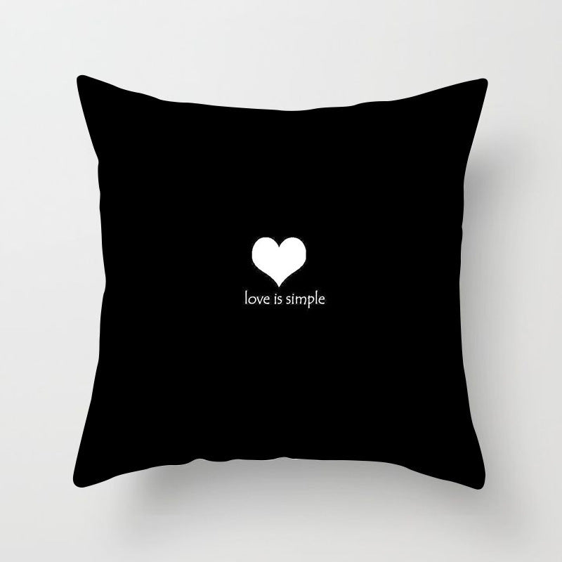 Black and White Cushion Cover