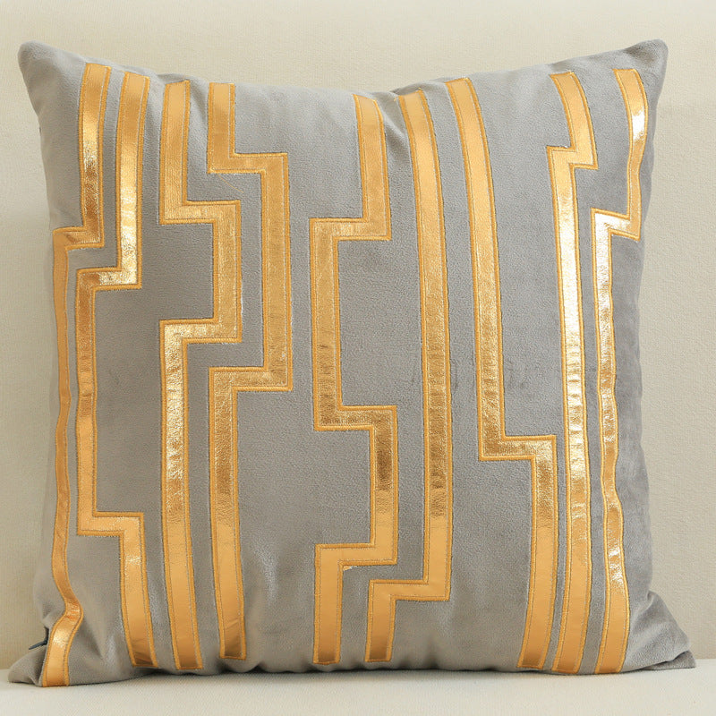 Dutch velvet gilded pillow case