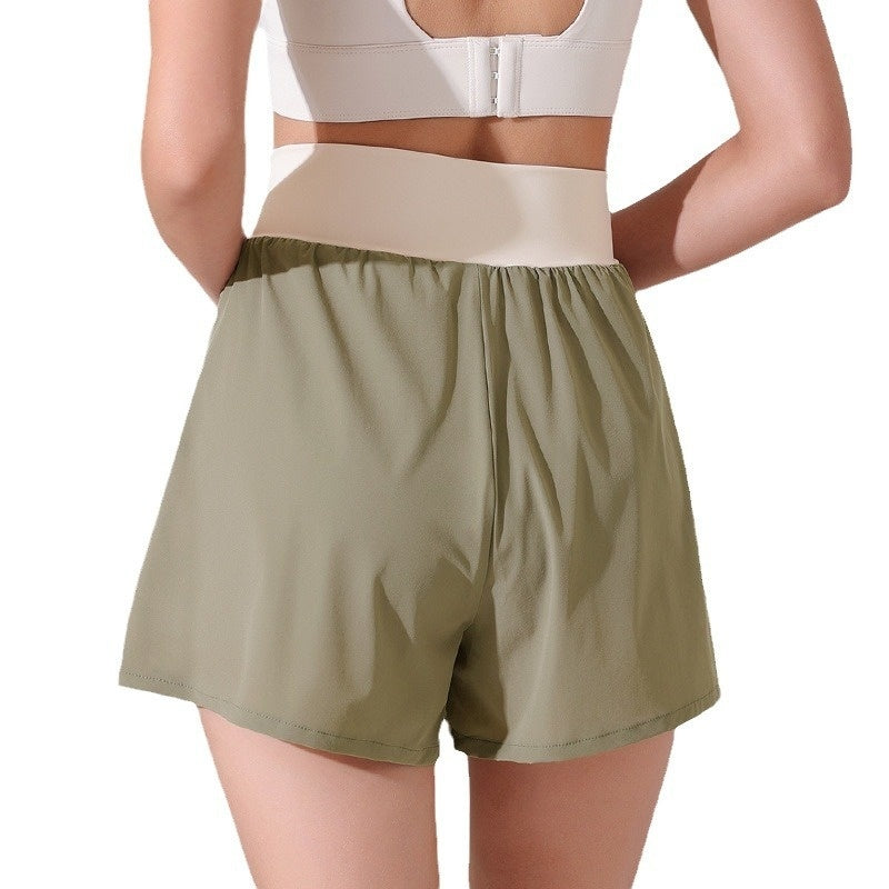 High Waist Anti-exposure Sports Shorts