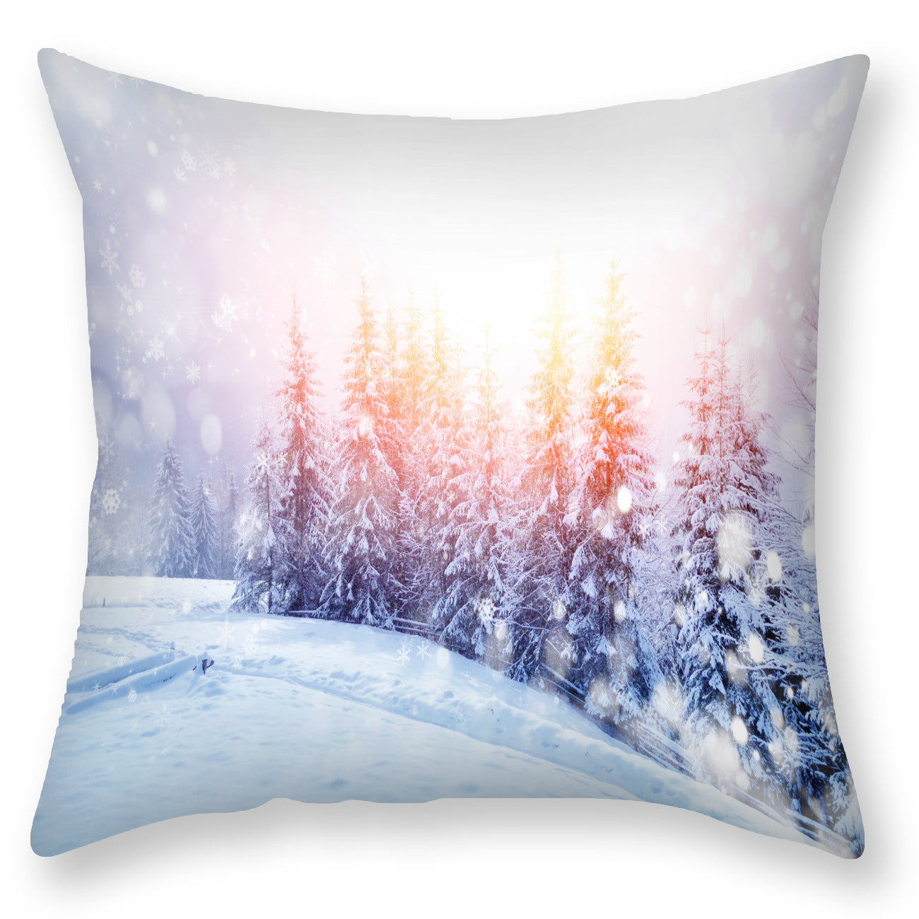 Scandinavian Landscape Printed Pillowcase